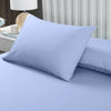 Royal Comfort 2000TC 3 Piece Fitted Sheet and Pillowcase Set Bamboo Cooling - Double - Light Blue from Deals499 at Deals499