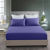 Royal Comfort 2000TC 3 Piece Fitted Sheet and Pillowcase Set Bamboo Cooling - Queen - Royal Blue from Deals499 at Deals499