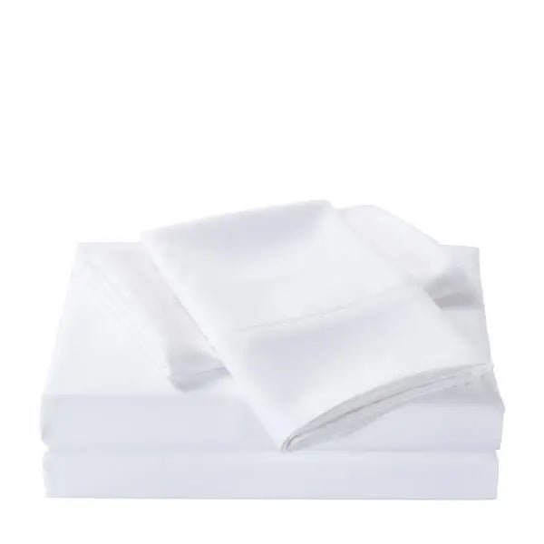 Royal Comfort 350GSM Bamboo Quilt, 2000TC Sheet Set And 2 Pack Duck Pillows Set Double White Deals499