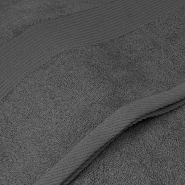 Royal Comfort 4 Piece Cotton Bamboo Towel Set 450GSM Luxurious Absorbent Plush Charcoal Deals499