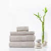 Royal Comfort 4 Piece Cotton Bamboo Towel Set 450GSM Luxurious Absorbent Plush Sea Holly Deals499