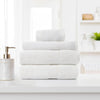 Royal Comfort 4 Piece Cotton Bamboo Towel Set 450GSM Luxurious Absorbent Plush White Deals499