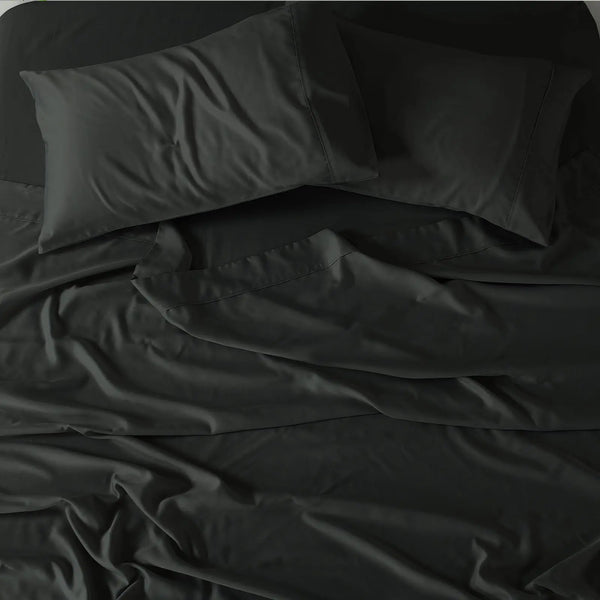 Royal Comfort 600 Thread Count Cooling Ultra Soft Tencel Eucalyptus Sheet Set Graphite Queen Deals499