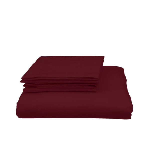 Royal Comfort Bamboo Blended Quilt Cover Set 1000TC Ultra Soft Luxury Bedding - Queen - Malaga Wine from Deals499 at Deals499