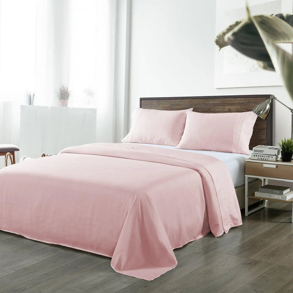 Royal Comfort Bamboo Blended Sheet & Pillowcases Set 1000TC Ultra Soft Bedding Queen Bubble Bath Deals499