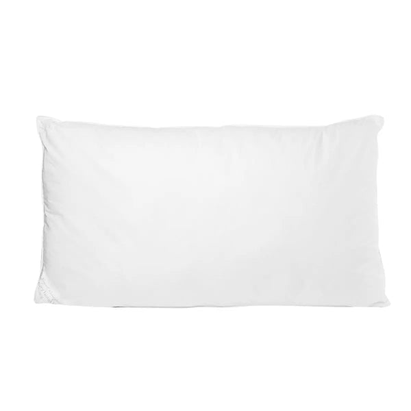 Royal Comfort Cotton 233 TC Luxury Signature Hotel Soft Hypoallergenic Pillow 50 x 90 cm White Deals499