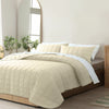 Royal Comfort Coverlet Set Bedspread Soft Touch Easy Care Breathable 3 Piece Set - Queen - Beige from Deals499 at Deals499