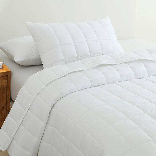 Royal Comfort Coverlet Set Bedspread Soft Touch Easy Care Breathable 3 Piece Set - Queen - White from Deals499 at Deals499