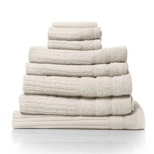 Royal Comfort Eden Egyptian Cotton 600GSM 8 Piece Luxury Bath Towels Set Beige Deals499