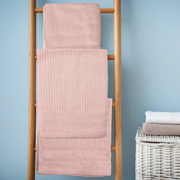 Royal Comfort Eden Egyptian Cotton 600GSM 8 Piece Luxury Bath Towels Set Blush Deals499