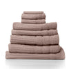 Royal Comfort Eden Egyptian Cotton 600GSM 8 Piece Luxury Bath Towels Set Rose Deals499