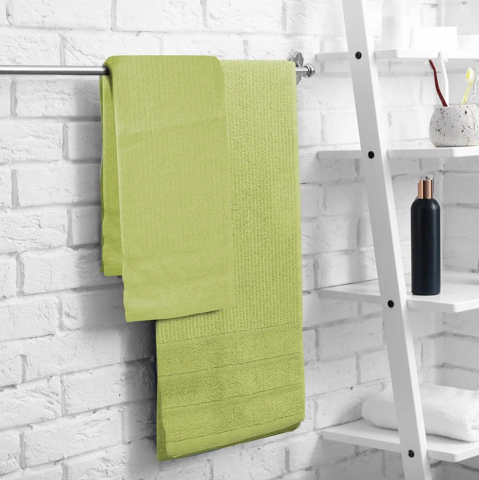 Royal Comfort Eden Egyptian Cotton 600GSM 8 Piece Luxury Bath Towels Set Spearmint Deals499