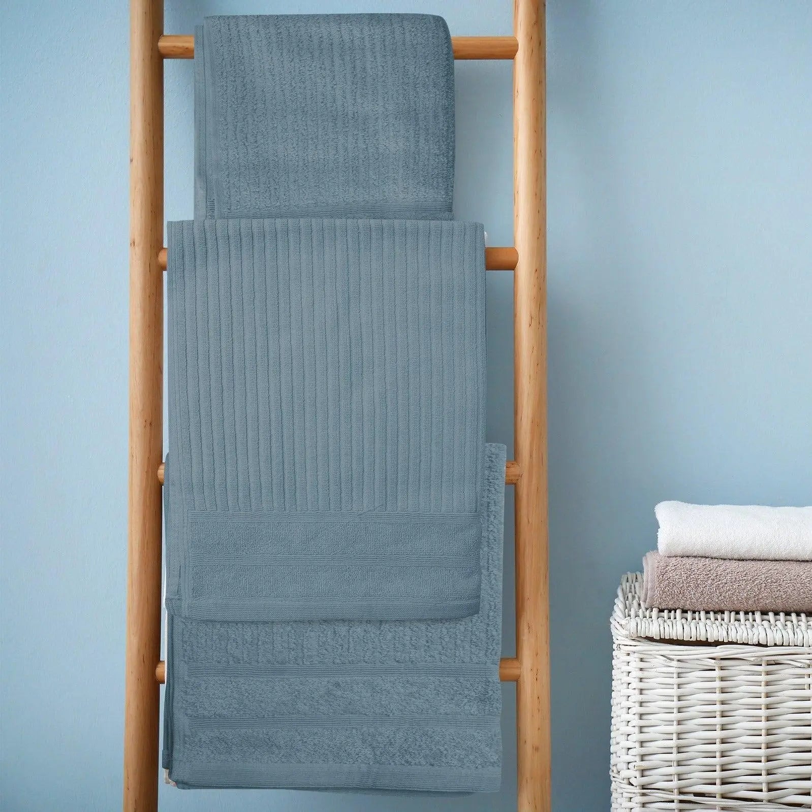 Royal Comfort Eden Egyptian Cotton 600GSM 8 Piece Luxury Bath Towels Set Turquoise Deals499