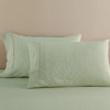 Royal Comfort Flax Linen Blend Sheet Set Bedding Luxury Breathable Ultra Soft Sage Green King Deals499