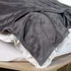 Royal Comfort Plush Blanket Throw Warm Soft Super Soft Large 220cm x 240cm  Dark Grey Deals499