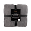 Royal Comfort Plush Blanket Throw Warm Soft Super Soft Large 220cm x 240cm  Dark Grey Deals499