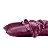 Royal Comfort Satin Sheet Set 3 Piece Fitted Sheet Pillowcase Soft  - King - Malaga Wine Deals499