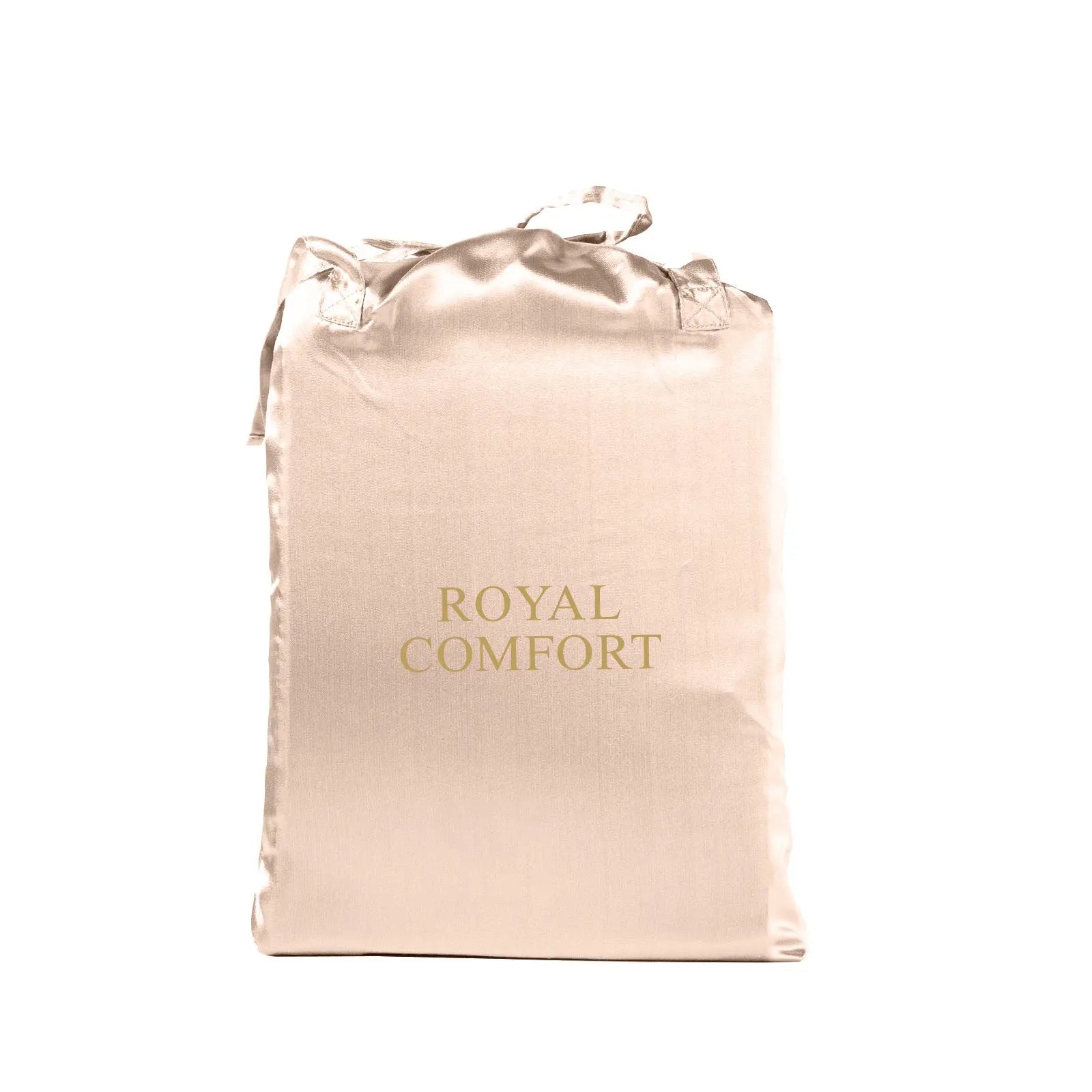Royal Comfort Satin Sheet Set 3 Piece Fitted Sheet Pillowcase Soft  - Queen - Champagne Pink Deals499