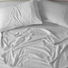 Royal Comfort Stripes Linen Blend Sheet Set Bedding Luxury Breathable Ultra Soft Grey Queen Deals499