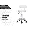 Artiss PU Leather Swivel Salon Stool - White Deals499