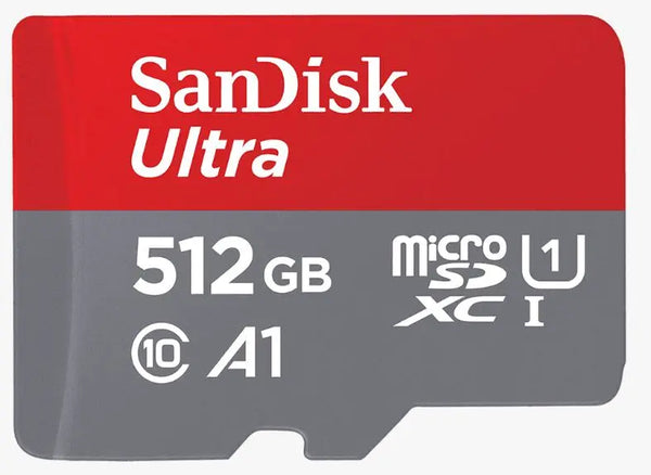 SANDISK 512GB Ultra microSD SDHC SDXC UHS-I Memory Card 120MB/s Full HD Class 10 Speed Google Play Store App for Android Smartphone Tablet SANDISK