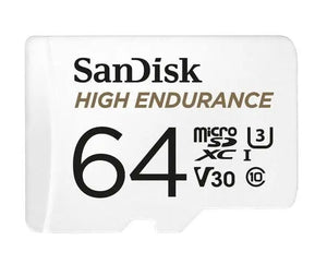 SANDISK 64GB High Endurance micro SDXC V30 u3 C10 UHS-1 100MB/s R 40MB/s W SD Adaptor Android Smartphone Action Camera Drones SANDISK