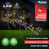 SAS Electrical 3m Reindeer & Sleigh Set Rope Light With Stands Multi-Colour Deals499
