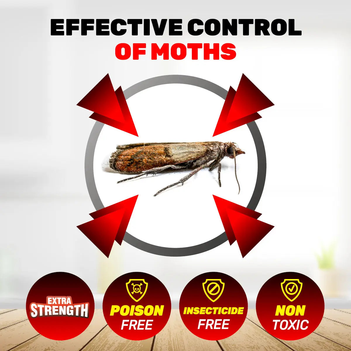 SAS Pest Control 48PCE Pantry Moth Control Non-Toxic Fast Acting Disposable Deals499