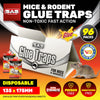 SAS Pest Control 96PCE Mice Rodent Traps Poison Free Non-Toxic 13.5 x 17.5cm Deals499
