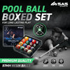 SAS Sports Pool Ball Boxed Set Premium Quality &amp; Durability Gloss Finish Deals499