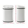 Devanti 82L Motion Sensor Bin Rubbish Waste Automatic Trash Can Kitchen White from Deals499 at Deals499