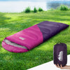 Weisshorn Sleeping Bag 136cm Kids Camping Hiking Winter Pink from Deals499 at Deals499