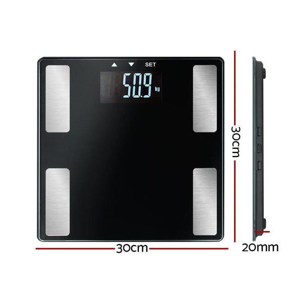 Electronic Digital Bathroom Scales Body Fat Scale Bluetooth Weight 180KG Deals499