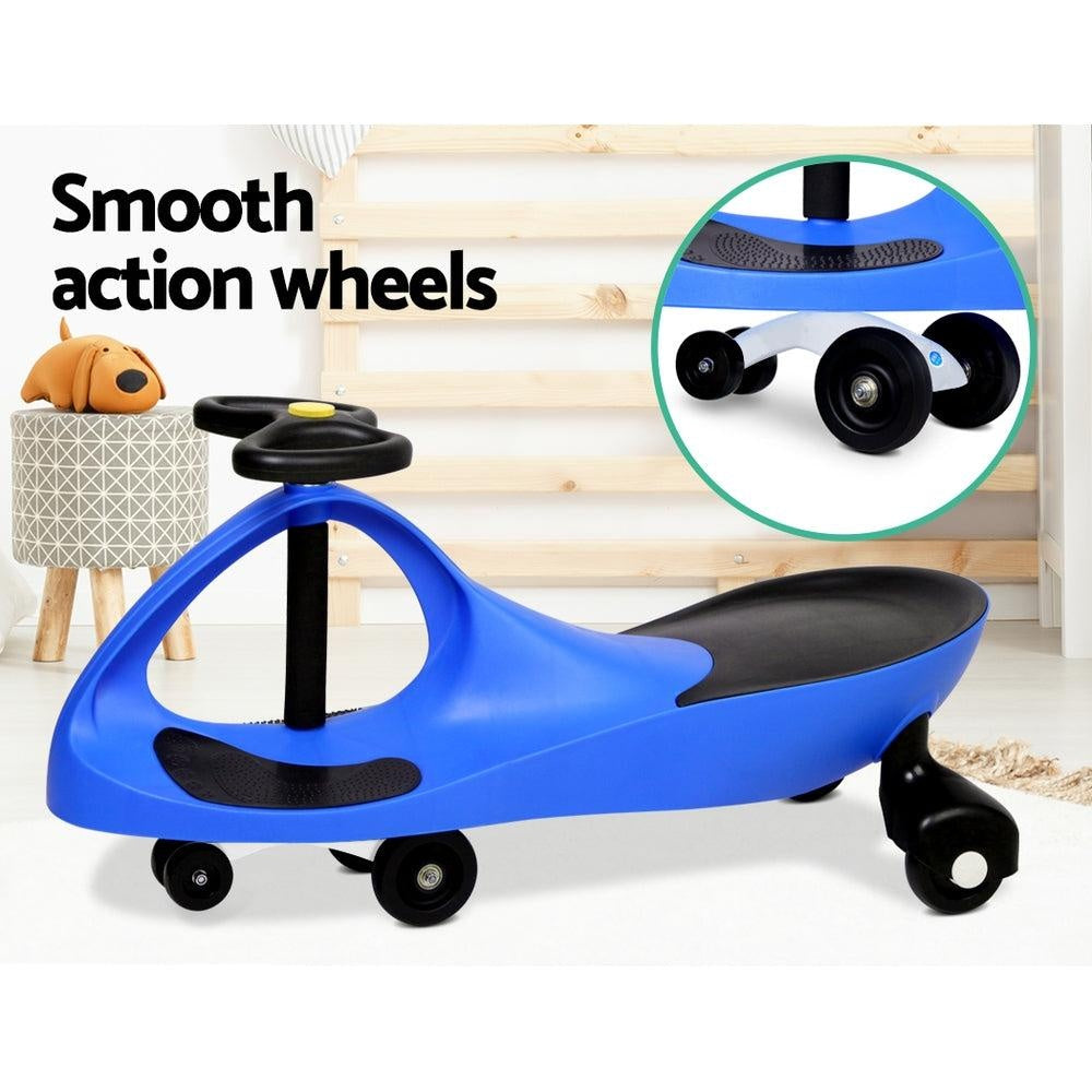 Rigo Kids Ride On Swing Car - Blue Deals499
