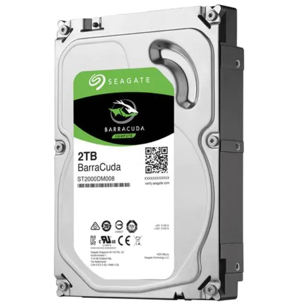 SEAGATE 2TB 3.5' Barracuda, 7200RPM SATA3 6Gb/s 256MB Cache HDD. ST2000DM008 2 Years Warranty SEAGATE