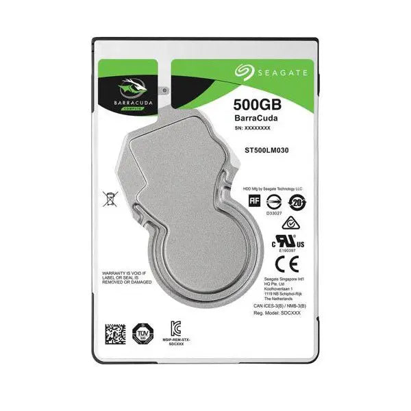 SEAGATE 500GB Barracuda 5400 RPM 128MB Cache SATA 6.0Gb/s 2.5' Laptop Internal Hard Drive ST500LM030 SEAGATE