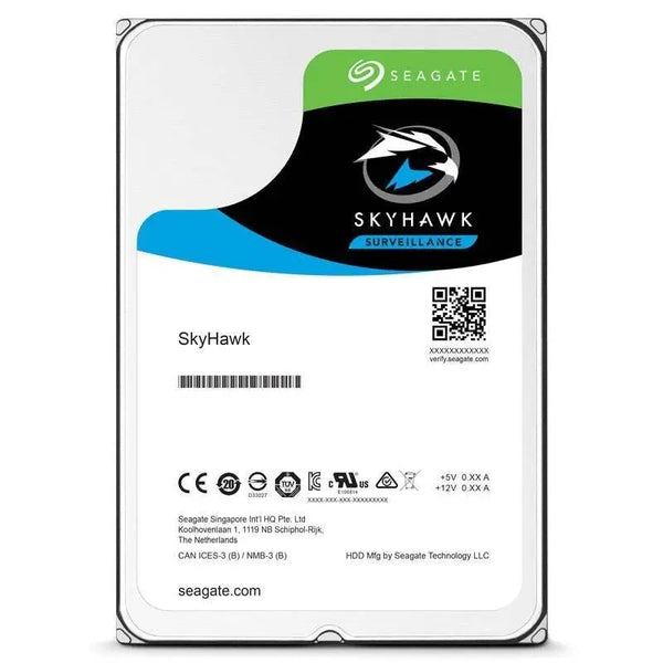 SEAGATE 6TB 3.5' SkyHawk 256MB SATA HDD, Surveillance Optimized, NVR Ready, ImagePerfect 3 Years Warranty SEAGATE