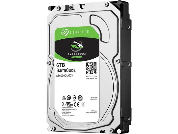 SEAGATE 6TB 3.5' Barracuda, 5400RPM SATA3 6Gb/s 256MB Cache HDD. 2 Years Warranty SEAGATE