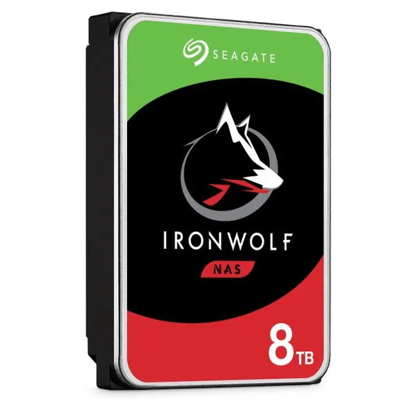 SEAGATE 8TB 3.5' IronWolf SATA3 NAS 24x7 7200 RPM 256MB Cache SATA 6.0Gb/s HDD (ST8000VN004) SEAGATE