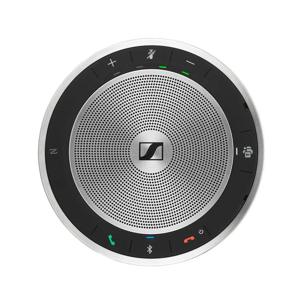 SENNHEISER SP30T Teams Wireless Speakerphone, Conferencing upto 8 People, PC/Softphone, Bluetooth, USB-C, USB, 3.5mm Plug n Play,Teams Certified SENNHEISER