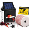 Giantz 3km Solar Electric Fence Energiser Charger with 500M Tape and 25pcs Insulators Deals499