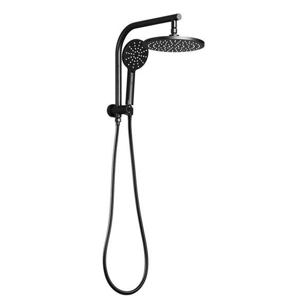 Cefito WELS 9'' Rain Shower Head Set Round Handheld High Pressure Wall Black Deals499