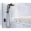 Cefito Bathroom Mixer Tap Faucet Rain Shower head Set Hot And Cold Diverter DIY Black Deals499