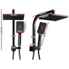 Cefito WELS 8'' Rain Shower Head Set Square Handheld High Pressure Wall Black Deals499