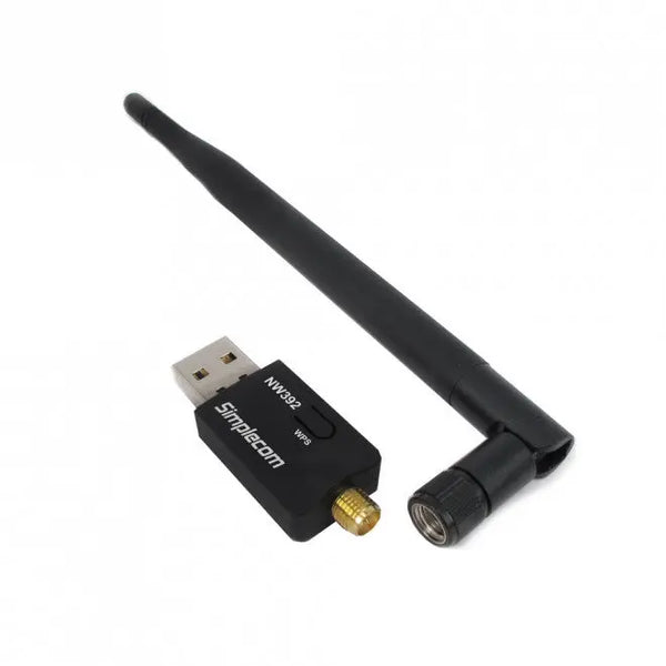 SIMPLECOM NW392 USB Wireless N WiFi Adapter 802.11n 300Mbps 5dBi Antenna SIMPLECOM