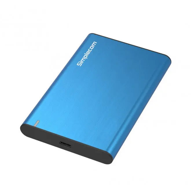 SIMPLECOM SE221 Aluminium 2.5'' SATA HDD/SSD to USB 3.1 Enclosure Blue SIMPLECOM