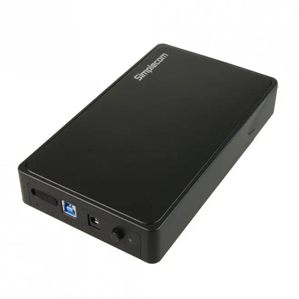 SIMPLECOM SE325 Tool Free 3.5' SATA HDD to USB 3.0 Hard Drive Enclosure - Black Enclosure SIMPLECOM