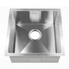 Cefito 44cm x 44cm Stainless Steel Kitchen Sink Under/Top/Flush Mount Silver Deals499