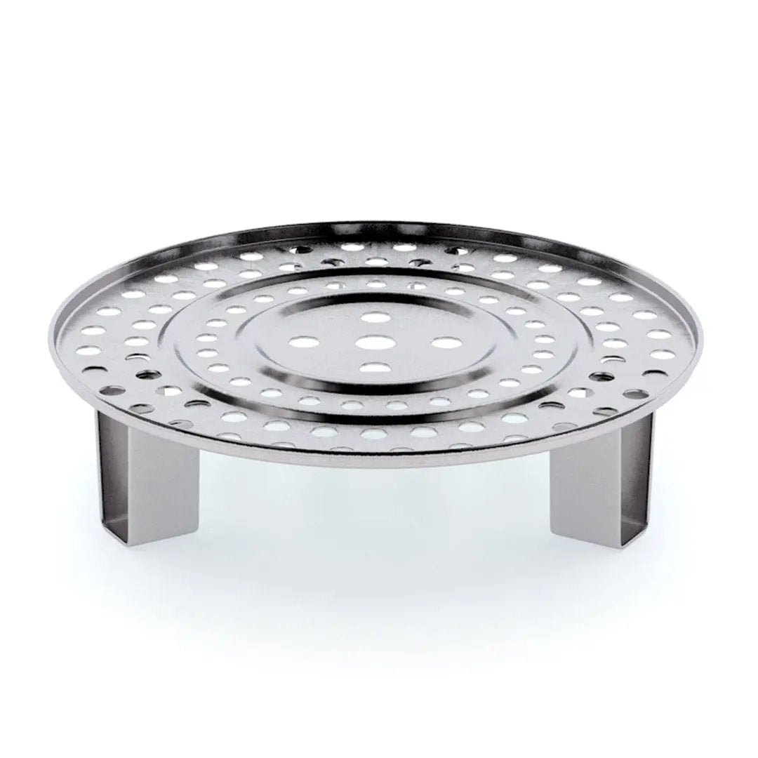 SOGA 43cm Stainless Steel Steamer Insert Stock Pot Steaming Rack Stockpot Tray Soga