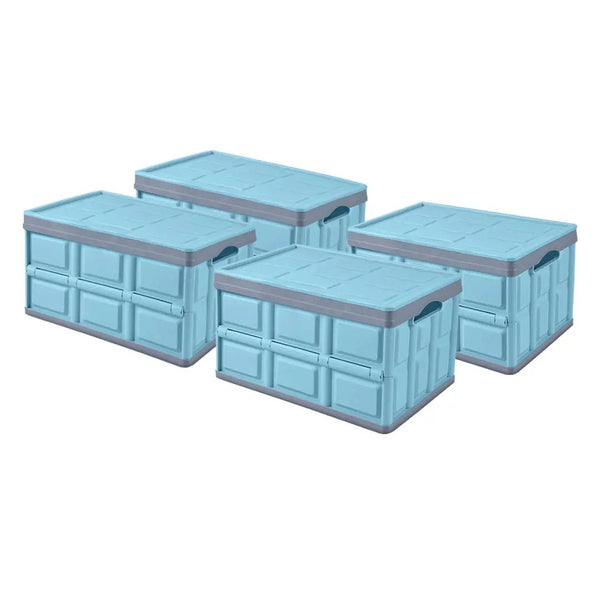 SOGA 4X 30L Collapsible Car Trunk Storage Multifunctional Foldable Box Blue Soga